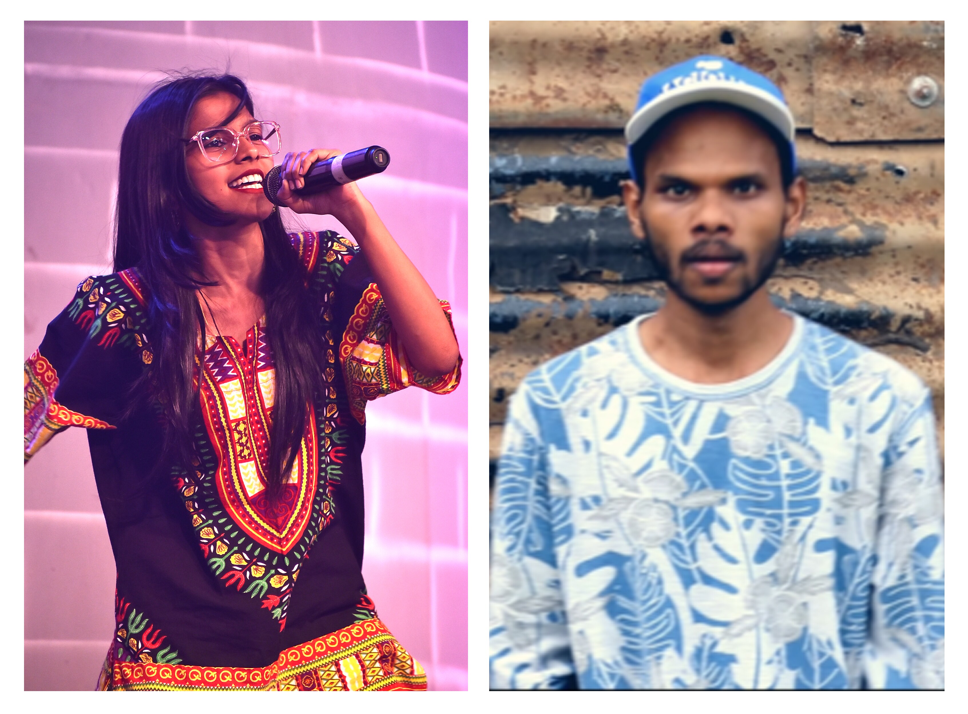 Rappers Mahi from Maharashtra and Sumeet Samos from Odisha.