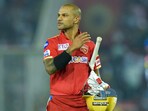 Shikhar Dhawan for PBKS. Shikhar Dhawan for PBKS.