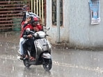 The department has predicted light to moderate rainfall in the state for Saturday and Sunday. (Ravindra Joshi/HT PHOTO)