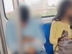 The disturbing video has gone viral on social media showing a young man, watching a mobile phone, appearing to be masturbating on the Delhi Metro. The disturbing video has gone viral on social media showing a young man, watching a mobile phone, appearing to be masturbating on the Delhi Metro.