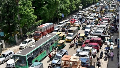 Restrictions will be in place from 2 pm to 7:30 pm on Saturday. (PTI) Restrictions will be in place from 2 pm to 7:30 pm on Saturday. (PTI)