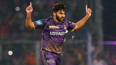 Kolkata Knight Riders bowler Shardul Thakur (IPL Twitter) Kolkata Knight Riders bowler Shardul Thakur (IPL Twitter)