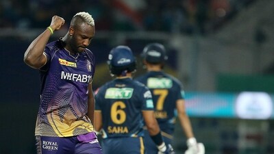 For KKR's bowling department, Sunil Narine, Harshit Rana and Andre Russell scalped a wicket each. (KolkataKnightRiders Twitter) For KKR's bowling department, Sunil Narine, Harshit Rana and Andre Russell scalped a wicket each. (KolkataKnightRiders Twitter)