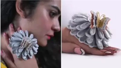 The image shows the diamond ring that bagged a world record. It is created by a Mumbai jeweller. (Guinness World Records) The image shows the diamond ring that bagged a world record. It is created by a Mumbai jeweller. (Guinness World Records)