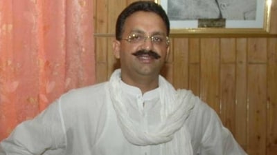 Mukhtar Ansari is a gangster-turned-politician who has been a five-time MLA from Uttar Pradesh's Mau constituency (File) Mukhtar Ansari is a gangster-turned-politician who has been a five-time MLA from Uttar Pradesh's Mau constituency (File)