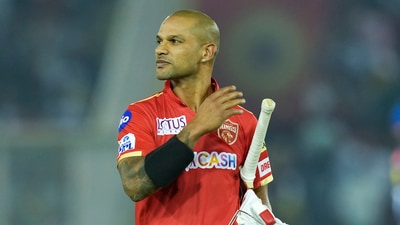 Shikhar Dhawan for PBKS. (PTI)