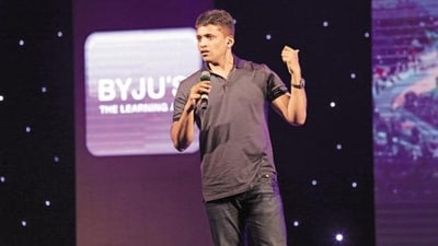 Byju Raveendran of Think and Learn Pvt. Ltd that runs edutech start-up Byju’s. (Livemint)