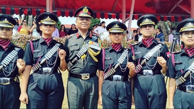 Sources stated that the women officers who joined the Regiment of Artillery are Lt Mehak Saini, Lt Sakshi Dubey, Lt Aditi Yadav and Lt Pious Mudgil. (ANI) Sources stated that the women officers who joined the Regiment of Artillery are Lt Mehak Saini, Lt Sakshi Dubey, Lt Aditi Yadav and Lt Pious Mudgil. (ANI)