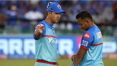 Ricky Ponting (L) with Prithvi Shaw ahead of a match. (IPL) Ricky Ponting (L) with Prithvi Shaw ahead of a match. (IPL)