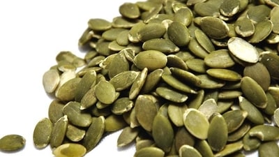3. Pumpkin seeds: They help you keep satiated. Rich in zinc, they also curb sugar cravings. Roast them or soak overnight before consuming for better digestibility. (Pixabay) 3. Pumpkin seeds: They help you keep satiated. Rich in zinc, they also curb sugar cravings. Roast them or soak overnight before consuming for better digestibility. (Pixabay)