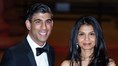 UK Prime Minister Rishi Sunak with wife Akshata Murty. (PA wire) UK Prime Minister Rishi Sunak with wife Akshata Murty. (PA wire)