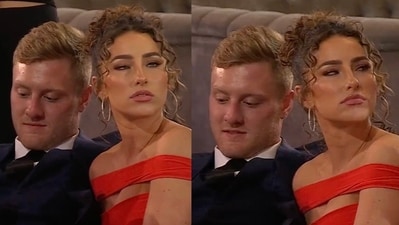 Will Levis' girlfriend, Gia Duddy, caused a stir during the event. Will Levis' girlfriend, Gia Duddy, caused a stir during the event.
