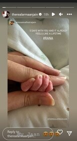 Armaan Jain and Anissa Malhotra share a glimpse of their baby boy Rana. Armaan Jain and Anissa Malhotra share a glimpse of their baby boy Rana.