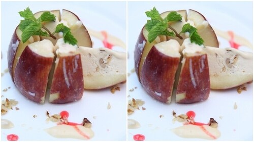 Apple ice cream Apple ice cream