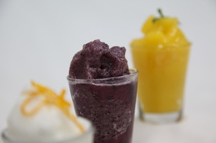 Blueberry ice cream sorbet Blueberry ice cream sorbet