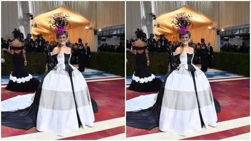 Sarah Jessica Parker's headgear stole the show. (Getty Images) Sarah Jessica Parker's headgear stole the show. (Getty Images)
