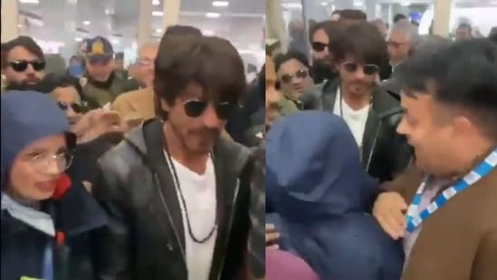 Shah Rukh Khan was filming Dunki in Kashmir.