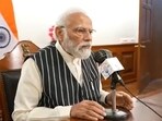 Prime Minister Narendra Modi during his 'Mann ki Baat' show. Prime Minister Narendra Modi during his 'Mann ki Baat' show.