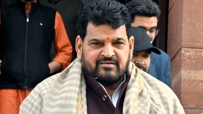 Brij Bhushan said the motive of the wrestlers' protest is not his resignation. (Sanjay Sharma) Brij Bhushan said the motive of the wrestlers' protest is not his resignation. (Sanjay Sharma)