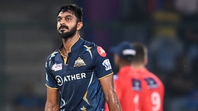 Gujarat Titans' Vijay Shankar (AFP) Gujarat Titans' Vijay Shankar (AFP)