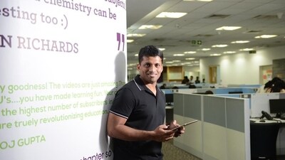 Byju Raveendran, the founder and chief executive of edtech major Byju’s, (HT File Photo) Byju Raveendran, the founder and chief executive of edtech major Byju’s, (HT File Photo)