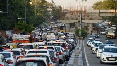 Movement of vehicles on the Nangloi flyover on Rohtak Road will be affected. (HT photo/representative) Movement of vehicles on the Nangloi flyover on Rohtak Road will be affected. (HT photo/representative)