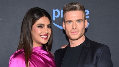 Priyanka Chopra and Richard Madden at the Los Angeles screening of Prime Video's Citadel on April 25, 2023. (Photo by Lisa O'CONNOR / AFP) (AFP) Priyanka Chopra and Richard Madden at the Los Angeles screening of Prime Video's Citadel on April 25, 2023. (Photo by Lisa O'CONNOR / AFP) (AFP)
