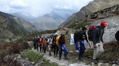 Chardham Yatra, an annual pilgrimage, reportedly attracts around 2 crore visitors to Uttarakhand. (HT File Photo)