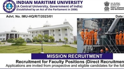 Indian Maritime University Recruitment 2023: Apply for Faculty Positions Indian Maritime University Recruitment 2023: Apply for Faculty Positions