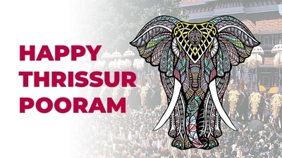 Thrissur Pooram is an important temple festival in Kerala. (HT photo) Thrissur Pooram is an important temple festival in Kerala. (HT photo)