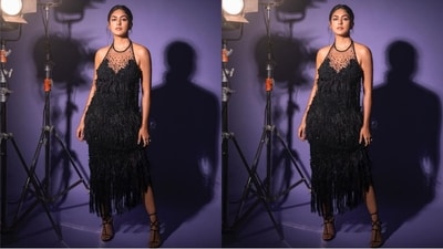 Mrunal Thakur treated her followers to a delightful weekend surprise by sharing a series of pictures on her Instagram account with the caption “Life recently. Tulle petals, feathers and silk Charleston strand”. (Instagram/@mrunalthakur) Mrunal Thakur treated her followers to a delightful weekend surprise by sharing a series of pictures on her Instagram account with the caption “Life recently. Tulle petals, feathers and silk Charleston strand”. (Instagram/@mrunalthakur)