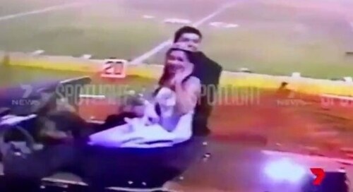 In one particularly emotional moment, Meghan spots her father in the crowd while driving in the convertible as the homecoming queen and tearfully exclaims, "Hello daddy." (7 News Spotlight) In one particularly emotional moment, Meghan spots her father in the crowd while driving in the convertible as the homecoming queen and tearfully exclaims, "Hello daddy." (7 News Spotlight)