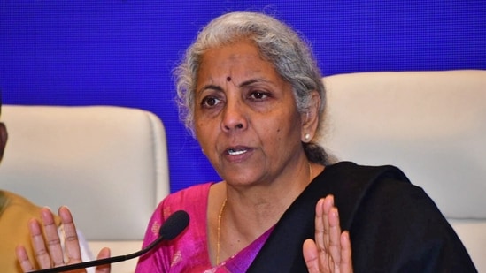 Union finance minister Nirmala Sitharaman. (Deepak Salvi )