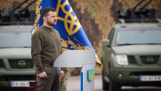 Ukrainian President Volodymyr Zelensky (AFP)
