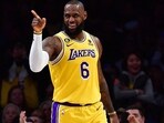 Los Angeles Lakers forward LeBron James 