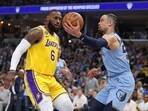 LeBron James; Dillion Brooks LeBron James; Dillion Brooks