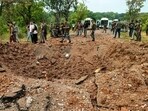 The encounter took place at around 6 pm in Manne Rajaram village in Aheri tehsil, Gadchiroli, Maharashtra. (PTI)
