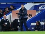 Chelsea manager Frank Lampard looks dejected 