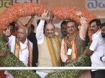 The BJP will release the election manifesto on Monday from Bengaluru(Arijit Sen / HT Photo)