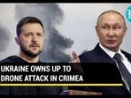 Ukraine invites Putin's fury; Admits attacking Russian oil tanker with drones in Crimea | Watch