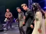 Hrithik Roshan was seen dancing up a storm with the bride and groom at a recent wedding. Hrithik Roshan was seen dancing up a storm with the bride and groom at a recent wedding.