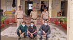 The accused in the custody of STF. (HT photo)
