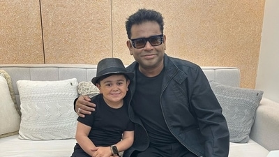 Abdu Rozik performed with AR Rahman at his Pune concert on Sunday. Abdu Rozik performed with AR Rahman at his Pune concert on Sunday.
