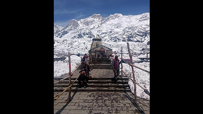 A view of Kedarnath temple (ANI)