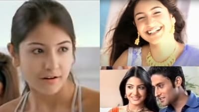 Stills of Anushka Sharma from a few of her early ads. Stills of Anushka Sharma from a few of her early ads.