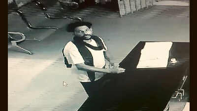 Around 3.30 am on April 26, a student living on the third floor of the hostel had woken up and found a man, seemingly intoxicated, in her room. (HT Photo) Around 3.30 am on April 26, a student living on the third floor of the hostel had woken up and found a man, seemingly intoxicated, in her room. (HT Photo)