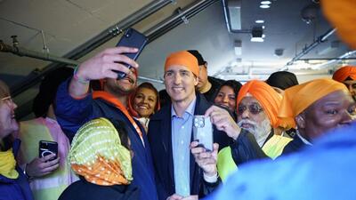 Canadian Prime Minister Justin Trudeau at the Vaisakhi celebrations in downtown Toronto on Sunday (PMO Canada) Canadian Prime Minister Justin Trudeau at the Vaisakhi celebrations in downtown Toronto on Sunday (PMO Canada)