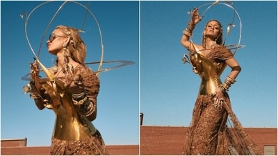 When Natasha Poonawala broke the internet with her 'Gilded' look at Met Gala 2022. (Instagram) When Natasha Poonawala broke the internet with her 'Gilded' look at Met Gala 2022. (Instagram)