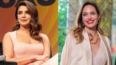 Priyanka Chopra shared that she looked up fellow actor Angelina Jolie. Priyanka Chopra shared that she looked up fellow actor Angelina Jolie.