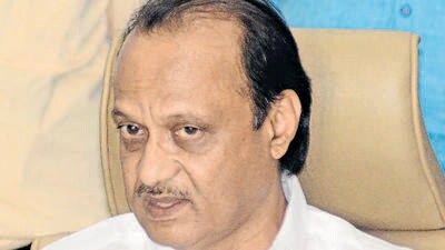 Pune, India - March 20, 2020: Ajit Pawar, Deputy Chief Minister during a press conference in Pune, India, on Friday, March 20, 2020. (Photo by Shankar Narayan/HT PHOTO) Pune, India - March 20, 2020: Ajit Pawar, Deputy Chief Minister during a press conference in Pune, India, on Friday, March 20, 2020. (Photo by Shankar Narayan/HT PHOTO)